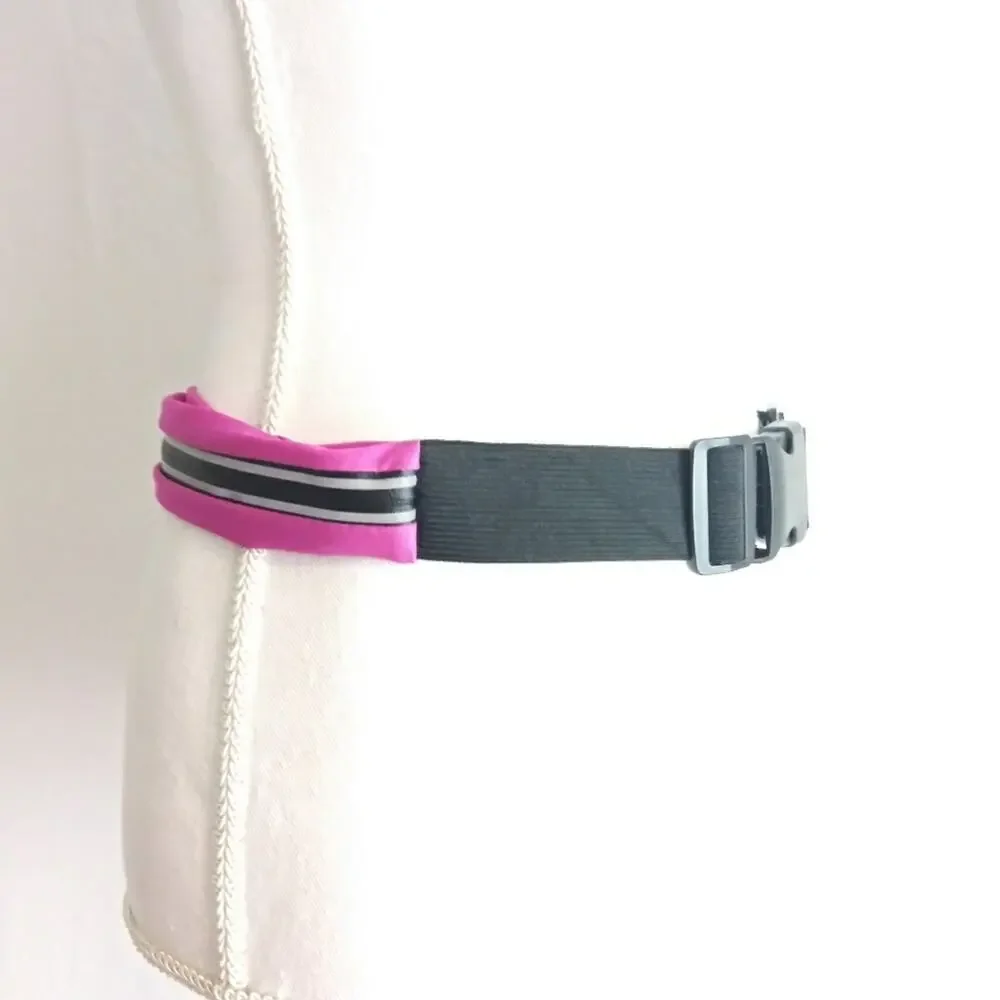 Sakar International Women's Athletic Sports Pink zippered Belt Fitness